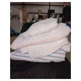 Charters Club 4 Piece Blue Striped Towel Set