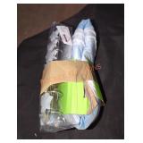 Kids Blue Curtains with Star Hooks