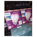 Philips Smart WiFi LED Light Bulbs, Two 2-Pks