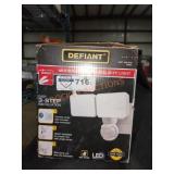 Defiant LED Motion Activated Two-Head Flood Light