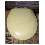 Jones Stephens Yellow Round Toilet Seat