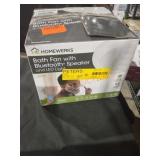 HomeWerks Bath Fan w/ Bluetooth Speaker