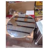 Glass warehouse mirror 24" x 1"
