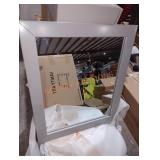 24"ï¿½27.5" Gray Framed Vanity Mirror