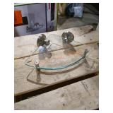 Delta Glass Shower Corner Shelf