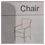 Woven look  outdoor chair