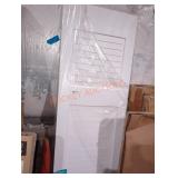 Eight Doors 30"ï¿½80" White Slat Door