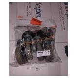 HDX 4 in. Industrial Casters with Bumper (4-Pack)