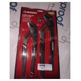 Husky Groove Joint Pliers Set (2-Piece)
