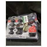 Defiant 4 Pack Matte Black Door Knobs