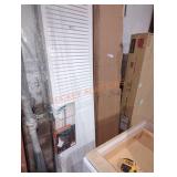 Louver panel bi fold doors white 36" x 80 11/16"