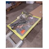 Ryobi 4" Wet/Dry Masonry Saw with Table