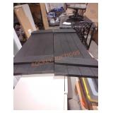 Black shutters 2 piece