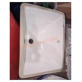 18" Porcelain Bathroom Sink