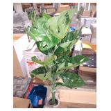 Faux Potted Palm Plant