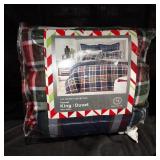 Martha Stewart holiday collection king flannel