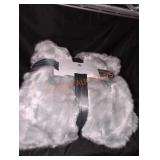 Hotel collection lynx faux fur throw 50in.x70in.