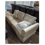 Champagne-colored Metallic Couch