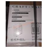 Lagoon 5/16" double roller shower door