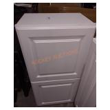 36" W x 18" H x 13" D  White Wall Cabinet