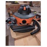 Ridgid 3.5 peak HP 6 gal wet/dry shop vacuum