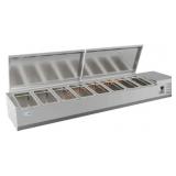 KoolMore Commercial Condiment Prep Rail