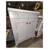 24" W x 18.5" D x 33" H Grey Vanity with Top