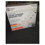 Commercial Electric LED Color Changing Recess Trim