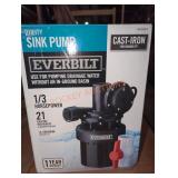 Everbilt 1/3 HP Utility Sink Pump
