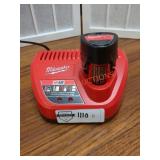 Milwaukee M12 1.5 Ah Battery And M12 Charger