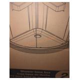 Glacier Bay shower Base white