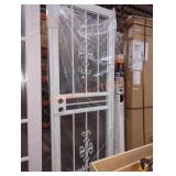 20.5" x 80" metal storm door white
