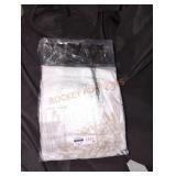 Eiffel tower shower curtain and hooks