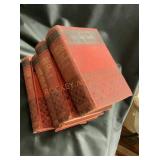 Antique book, red letter, life of the Republic