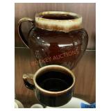 Vintage Pfaltzgraff cup and jar lot