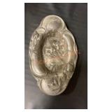 Pewter decorative dish