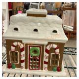 Christmas decor light up gingerbread houses
