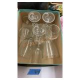 Misc. clear glass lot