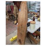 Vintage wooden folding ironing board