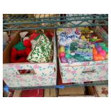 Miscellaneous Christmas and Easter decor box lots