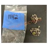 Vintage earrings marked Sterling silver