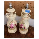 Vintage table lamp pair
