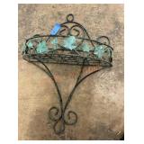 Decorative ivy wall hanger shelf