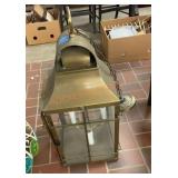 Vintage outdoor brass lantern