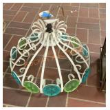 Vintage MCM citrus pendent light