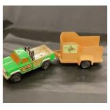 Vintage Tonka truck and trailer