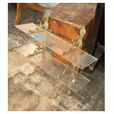 Vintage display shelf