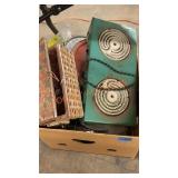 Miscellaneous vintage household box lot