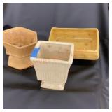 Vintage small planters lot