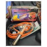 Welding kit for synthetic materials